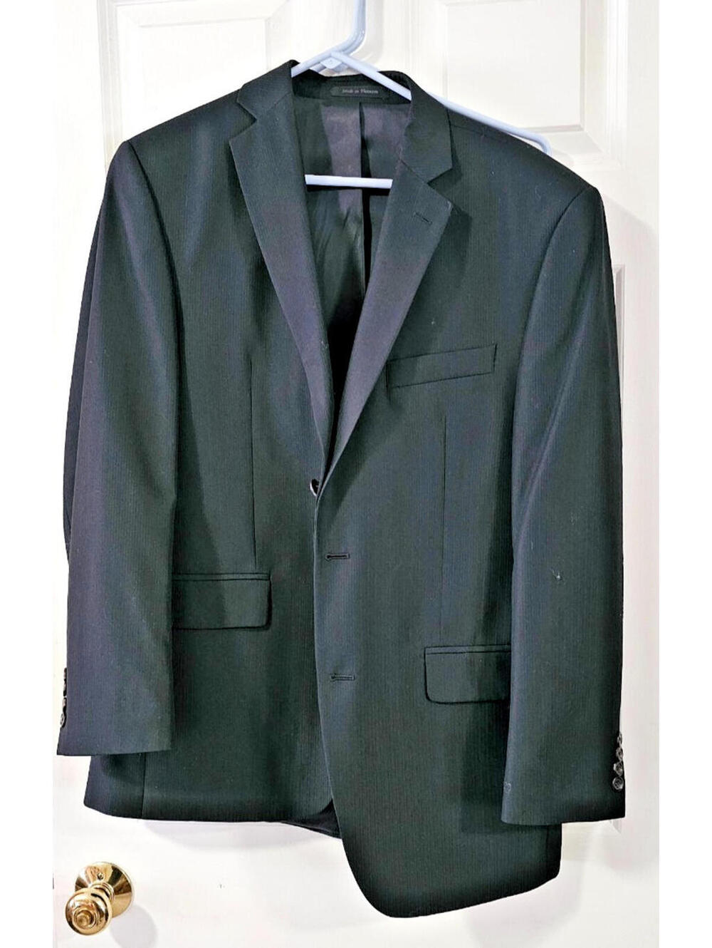 Izod Mens Suit Jacket And Pants 42 Reg Pants 34x32 Black formal /business casual